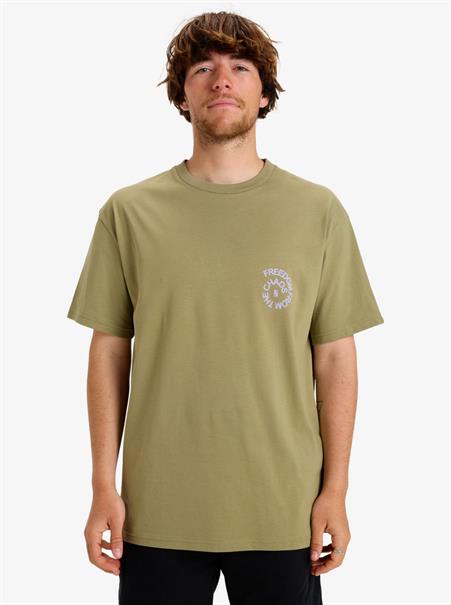 Quiksilver Freedom From - Mens Surf Lifestyle Short Sleeve Ts