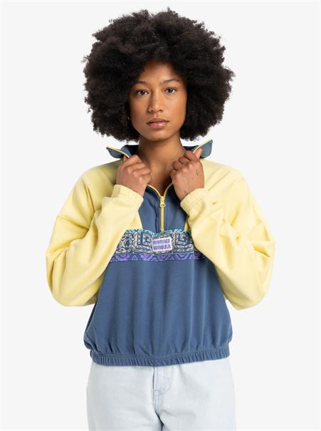 Quiksilver Half - Half Zip Pullover Sweatshirt for Women