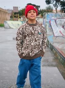 Quiksilver Hall City Sweat - Boys Surf Lifestyle Crew Neck S