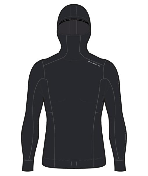 Quiksilver Highline – Langarm-Surf-T-Shirt mit Kapuze und UPF 50 für Herren