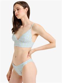 Quiksilver Lima Check - Bikini Bottoms With Basic Coverage for Women