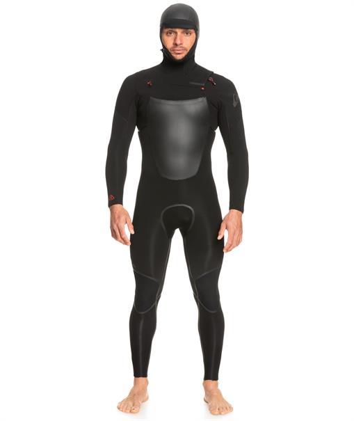 Quiksilver Marathon Sessions 4/3 Hooded Heren Wetsuit