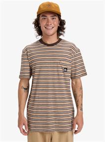 Quiksilver Onyx Striped - Mens Surf Lifestyle Short Sleeve T-
