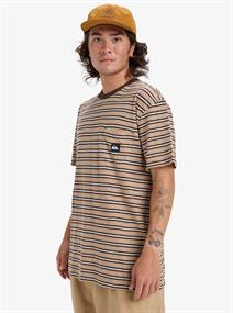 Quiksilver Onyx Striped - Mens Surf Lifestyle Short Sleeve T-