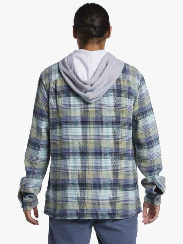 Quiksilver Sandbar - Men Surf Lifestyle Hooded Flannel