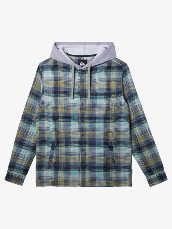 Quiksilver Sandbar - Men Surf Lifestyle Hooded Flannel