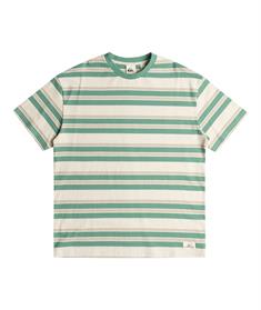 Quiksilver Ss Eco Yd Stripe Tee - Men Surf Lifestyle Knit Top