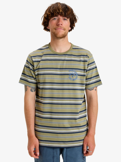 Quiksilver Tengha Stripe - Herren Surf Lifestyle T-shirt