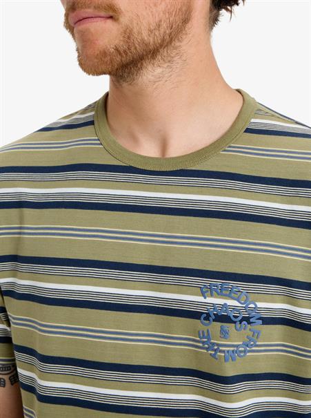 Quiksilver Tengha Stripe - Herren Surf Lifestyle T-shirt