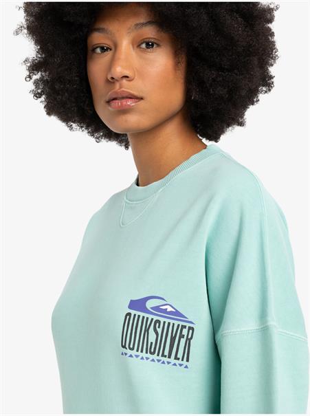 Quiksilver Übergroß – Sweatshirt mit Rundhalsausschnitt für Damen