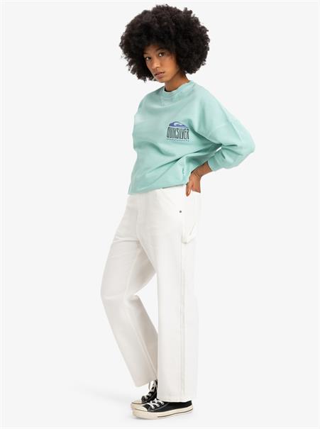 Quiksilver Übergroß – Sweatshirt mit Rundhalsausschnitt für Damen