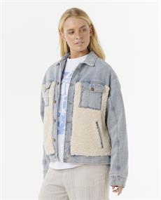 Rip Curl Cruisin. Sherpa - Womens Surf Lifestyle Denim Jacket