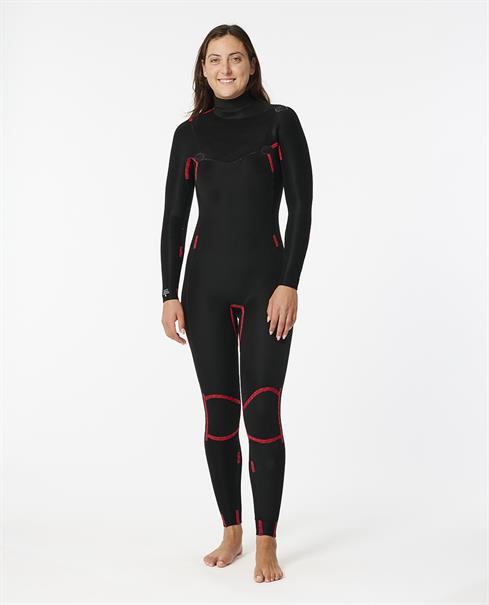 Rip Curl Dawn Patrol 3/2mm - Womens Chest Zip Performance W