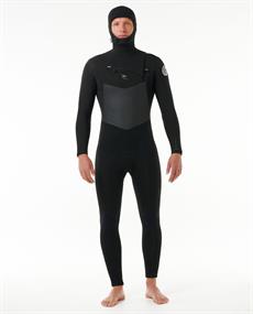 Rip Curl Dawn Patrol 5/4mm Gb Hooded Chest Zip - Mens Winte