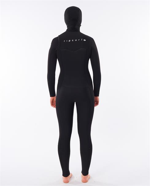 Rip Curl Dawn Patrol 5/4mm Hooded - Dames Wetsuit met Borstrits