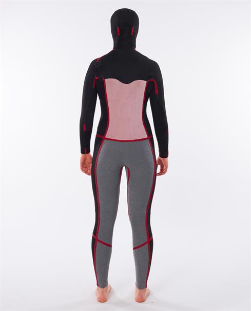 Rip Curl Dawn Patrol 5/4mm Hooded - Dames Wetsuit met Borstrits