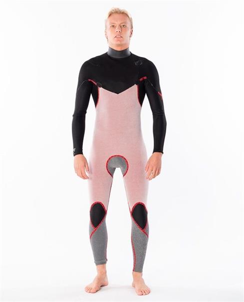 Rip Curl Dawn Patrol Perf Chest Zip 3/2mm - Heren Wetsuit