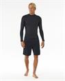 Rip Curl Dawn Patrol Upf Perf Rashguard - Mens Long Sleeve Rash Vest
