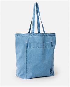 Rip Curl Distressed Denim Tote Bag