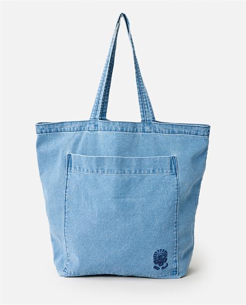 Rip Curl Distressed Denim Tote Bag