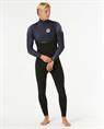 Rip Curl E Bomb 4/3GB Z/Zip Free Steamer - Heren Wetsuit