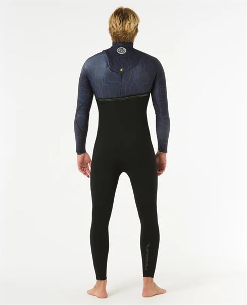 Rip Curl E Bomb 4/3GB Z/Zip Free Steamer - Heren Wetsuit