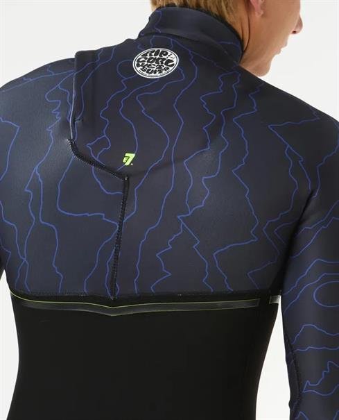 Rip Curl E Bomb 4/3GB Z/Zip Free Steamer - Heren Wetsuit
