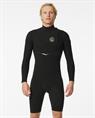 Rip Curl E Bomb Zip Free 2/2mm Springsuit met lange mouwen voor Heren