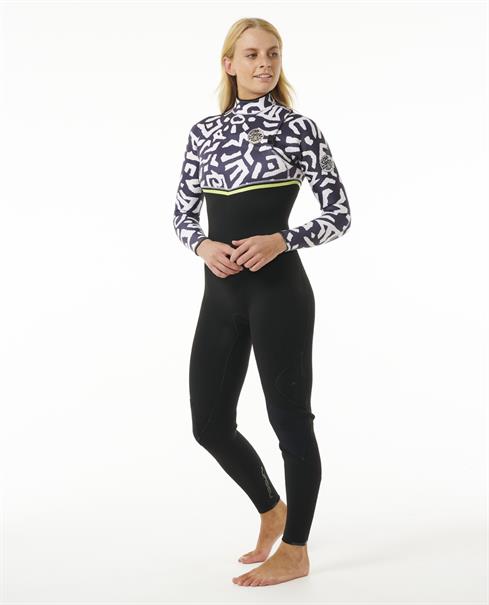 Rip Curl EBOMB 4/3mm GB - Womens Zip Free Sublime Wetsuit