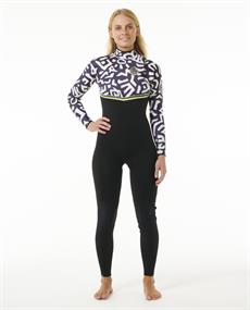 Rip Curl Ebomb 4/3mm Sublime dames wetsuit zonder rits