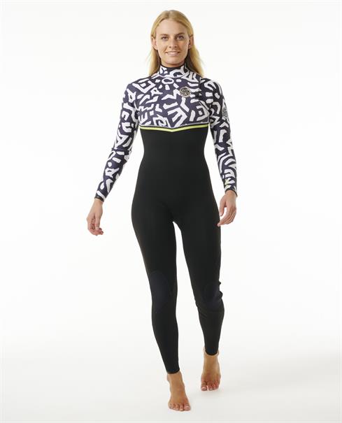 Rip Curl Ebomb 4/3mm Sublime dames wetsuit zonder rits