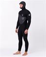Rip Curl FBOMB HEATSEEKER 5/4 Hooded Zip Free -Wetsuit Heren