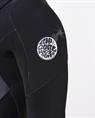 Rip Curl FBOMB HEATSEEKER 5/4 Hooded Zip Free -Wetsuit Heren