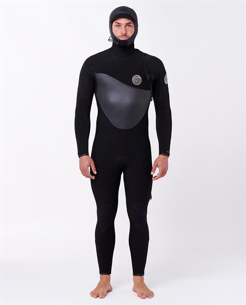 Rip Curl FBOMB HEATSEEKER 5/4 Hooded Zip Free -Wetsuit Heren