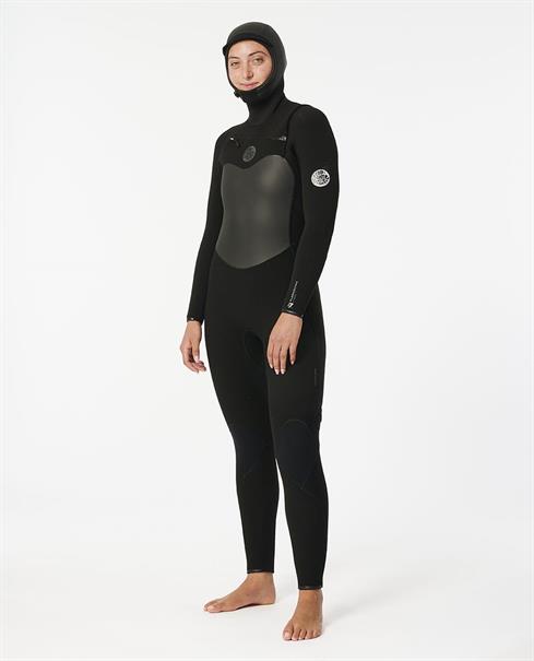 Rip Curl Flashbomb 6/4mm Gb Hooded Steamer - Womens Winter