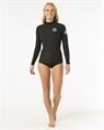 Rip Curl G-BOMB 1.5mm - Womens Long Sleeve Back Zip Boy Leg