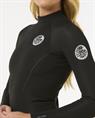 Rip Curl G-BOMB 1.5mm - Womens Long Sleeve Back Zip Boy Leg