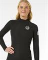 Rip Curl G-BOMB 1.5mm - Womens Long Sleeve Back Zip Boy Leg