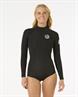 Rip Curl G-BOMB 1.5mm - Womens Long Sleeve Back Zip Boy Leg