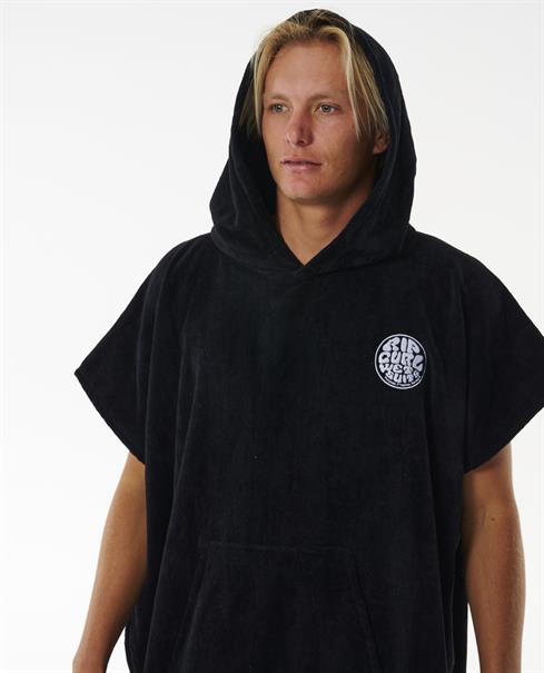 Rip Curl Handdoek met logo en capuchon - Surfponcho voor heren