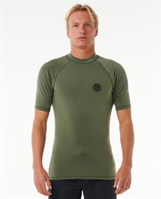 Rip Curl Icons Upf Brushed S/S - Mens Short Sleeve Rash Ves