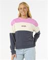 Rip Curl Las Dalias Colourblock Crew Fleece