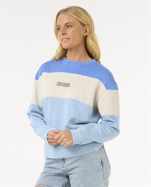 Rip Curl Las Dalias Colourblock Crew Fleece