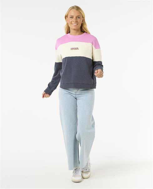 Rip Curl Las Dalias Colourblock Crew Fleece