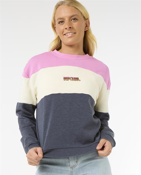 Rip Curl Las Dalias Colourblock Crew Fleece