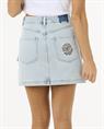 Rip Curl Las Dalias Denim Mini Skirt