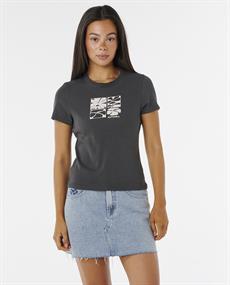 Rip Curl Oceanic Fitted Tee - Dames Surf Lifestyle T-shirt met korte mouwen