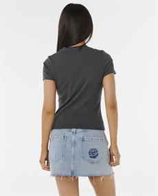 Rip Curl Oceanic Fitted Tee - Dames Surf Lifestyle T-shirt met korte mouwen