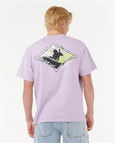 Rip Curl Raw Energy Thrash Tee - Heren Surf Lifestyle T-shirt met korte mouwen