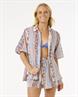 Rip Curl San Carlos - Dames Surf Lifestyle Short Sleeve Blouse
